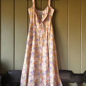 Bustier Cottagecore floral dress